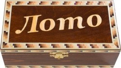 Лото Русское в инкрустированной шкатулке