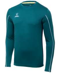 Футболка вратарская CAMP GK Padded LS, зеленый/черный/белый, детский Jögel