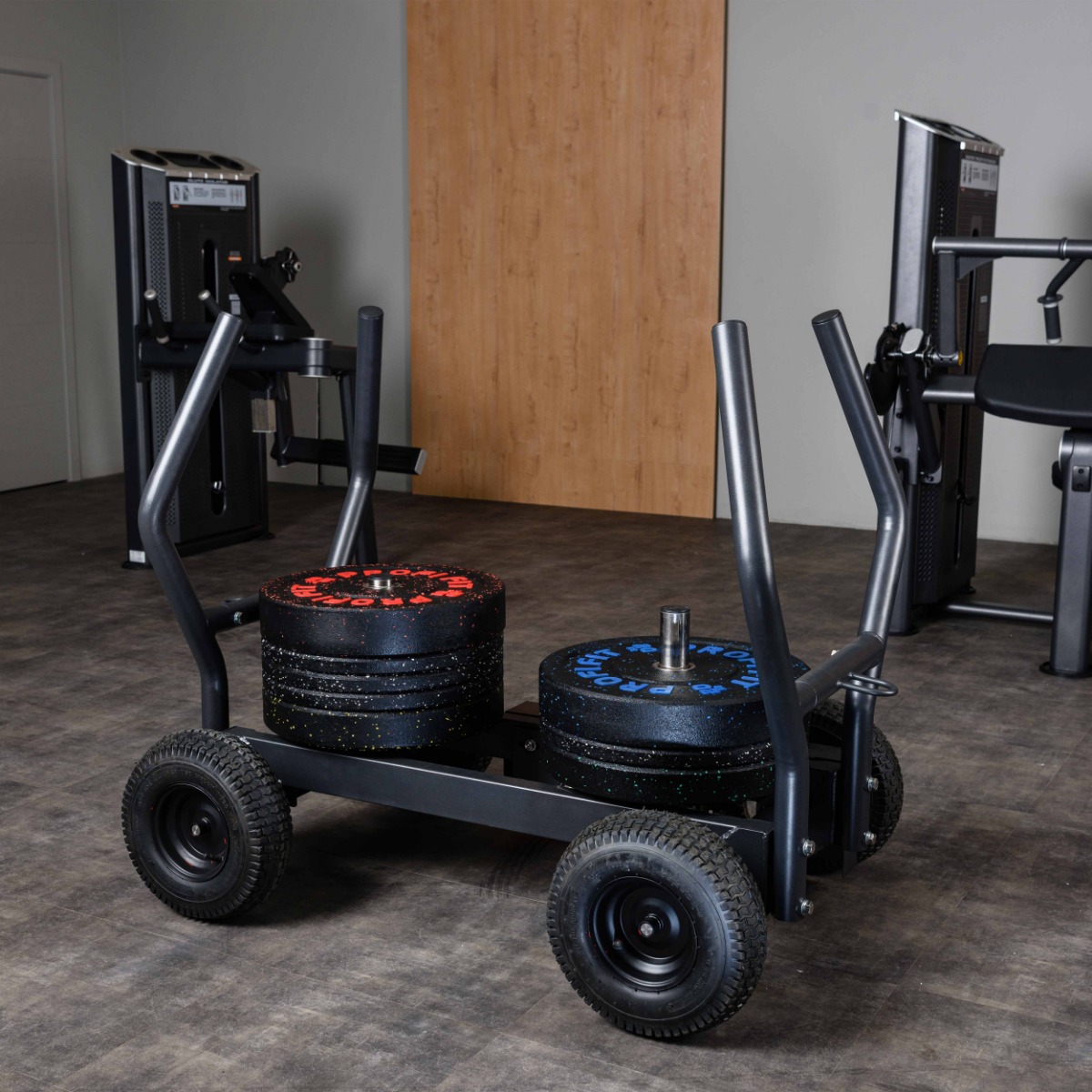 Реальное фото Сани-тележка для функционального тренинга (Тренажер Tank) TANGEN от магазина Спортев