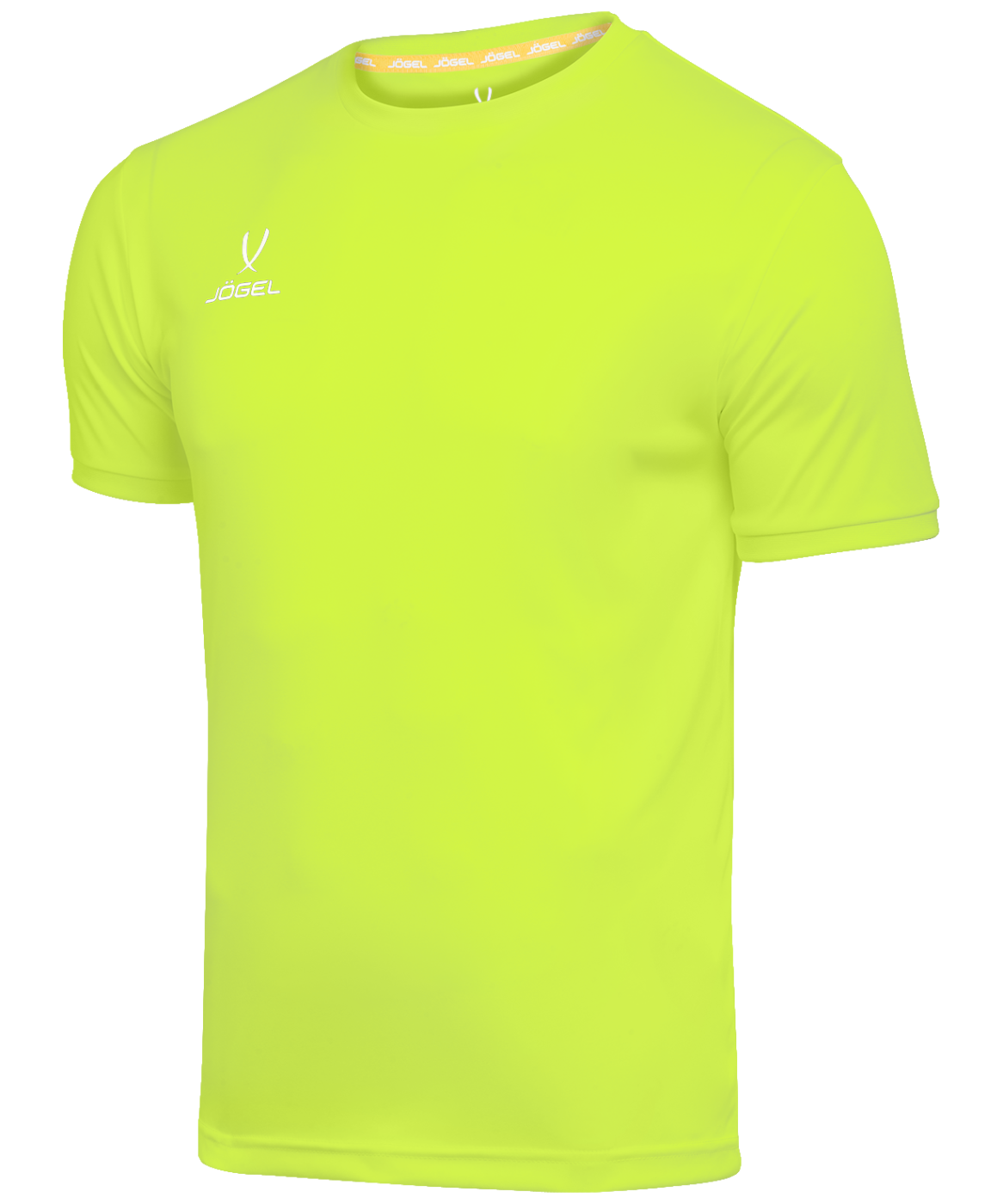 Реальное фото Футболка игровая JÖGEL CAMP Origin Jersey, желтый неон, детский от магазина Спортев
