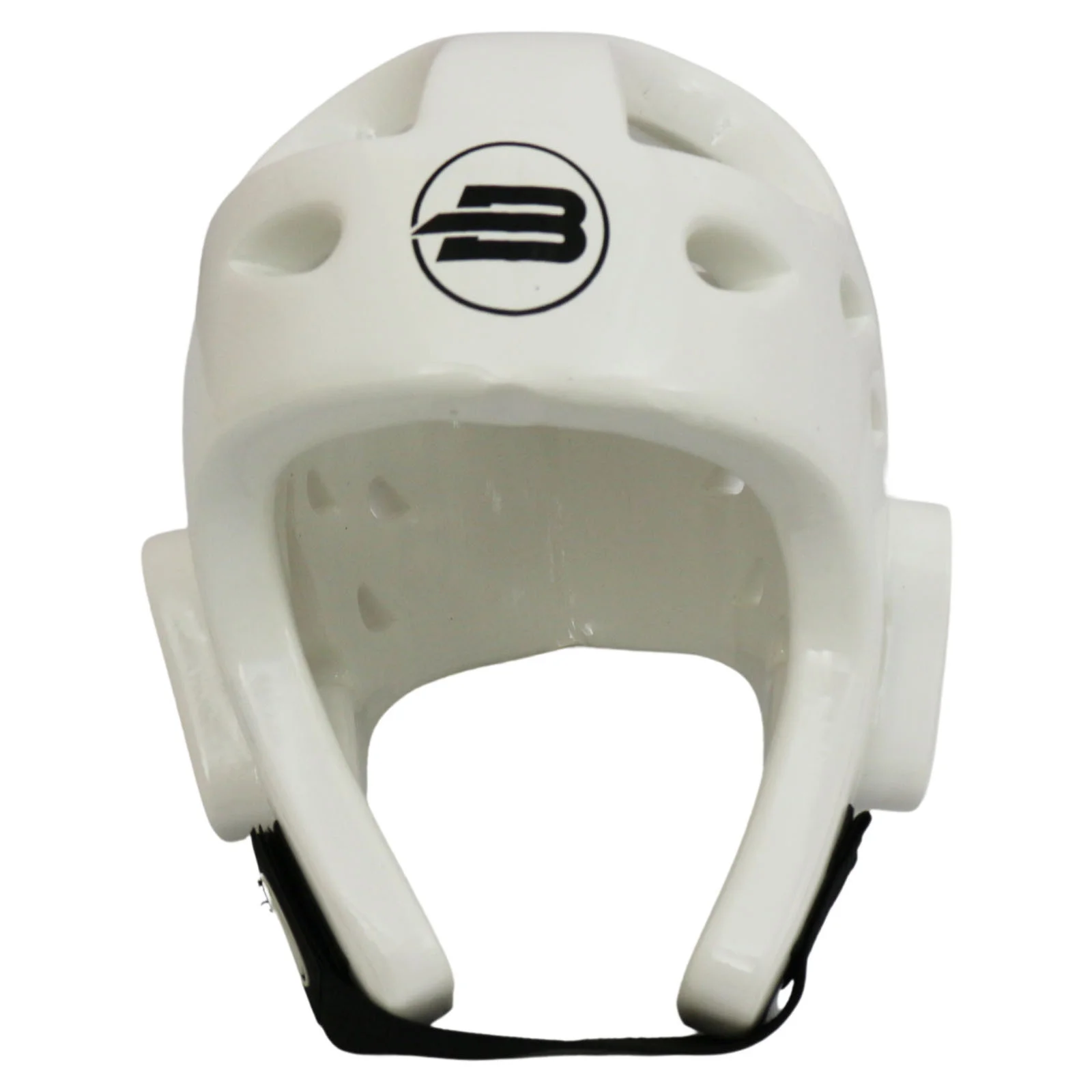 Реальное фото Шлем тхэквондо BoyBo Premium белый BHT44 от магазина СпортЕВ