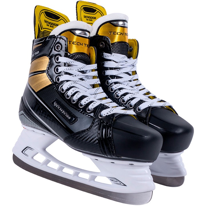 Реальное фото Коньки хоккейные TechTeam Orthodox 5.0 от магазина Спортев