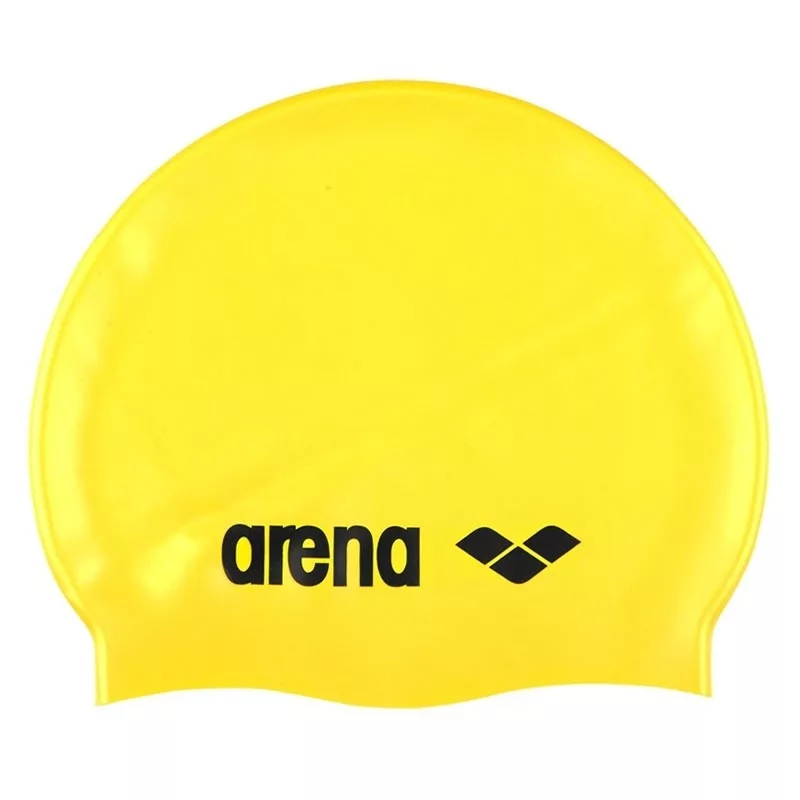 Реальное фото Шапочка для плавания Arena Classic Silicone желтый 9166235 от магазина СпортЕВ