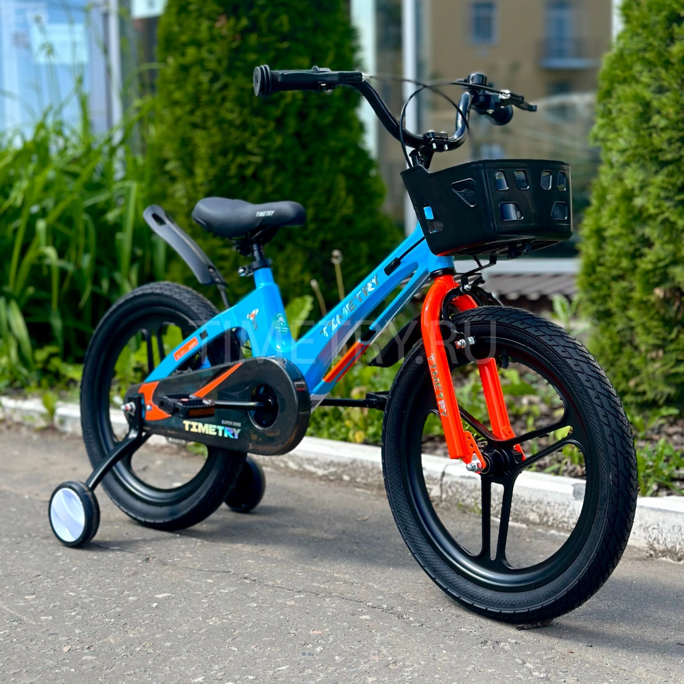 Реальное фото Велосипед Timetry TT5007 18" 1 скор. синий ЕВ26 от магазина Спортев