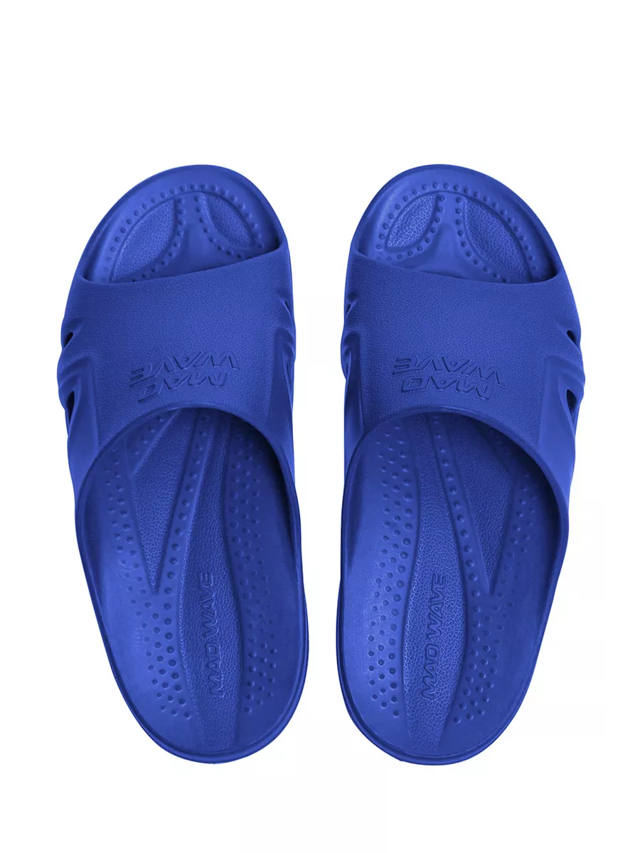 Реальное фото Сланцы Mad Wave Step II мужские синий M0322 03 3 03W от магазина Спортев