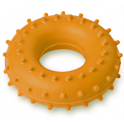 Эспандер-кольцо кистевой 35 кг массажный оранжевый ЭРКМ-35