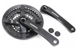 Шатуны Shimano TY FC-TY501 24/34/42Т 170 мм черные 580232