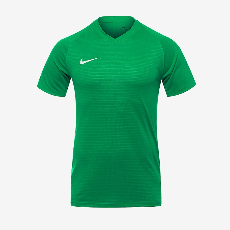 Футболка игровая Nike Tiempo Premier SS Jersey зеленый 894230-302 Реальное фото Футболка игровая Nike Tiempo Premier SS Jersey зеленый 894230-302 от магазина Спортев