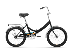 Велосипед Forward Arsenal 20 1.0 скл (1ск) (2022) черный/оранжевый