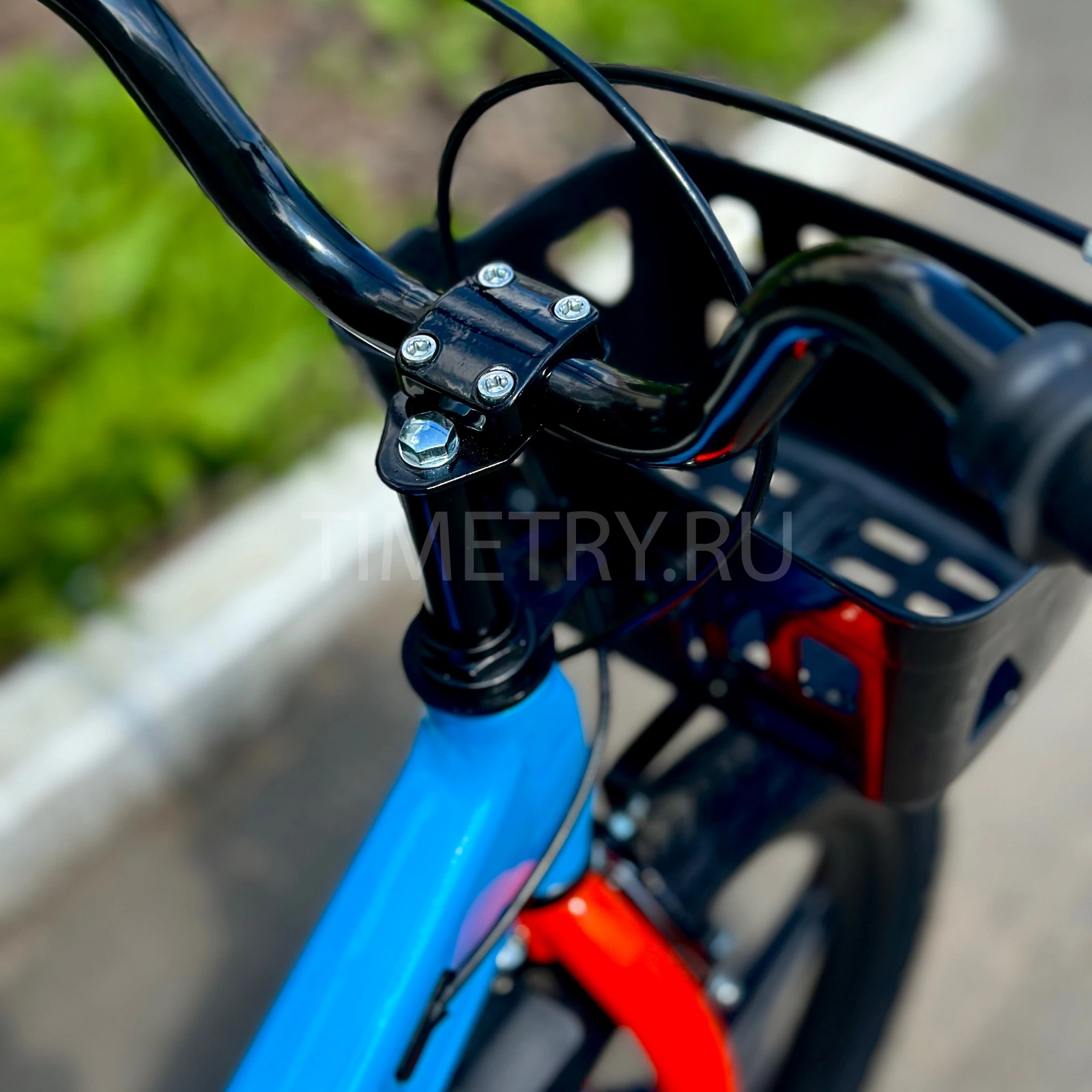 Реальное фото Велосипед Timetry TT5007 18" 1 скор. синий ЕВ26 от магазина Спортев