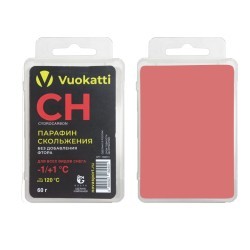 Парафин Vuokatti CH -1°С/+1°С для всех типов снега 60 г 046027