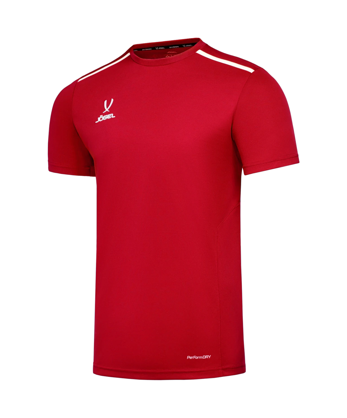 Реальное фото Футболка тренировочная Jogel Division Training Tee красная 3967 от магазина Спортев