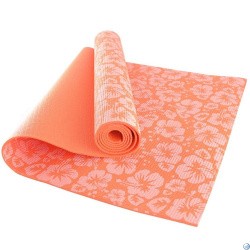 Коврик для йоги 173х61х0,6 см HKEM113-06-ORANGE ЭКО ПВХ оранжевый