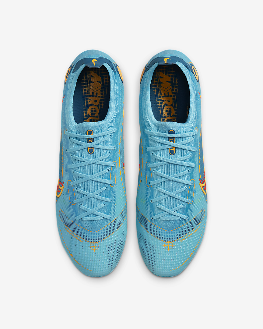 Реальное фото Бутсы Nike Vapor 14 Elite AG DJ2833-484 от магазина Спортев