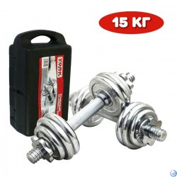 Набор гантелей 15 кг York H09937 в кейсе 10012685