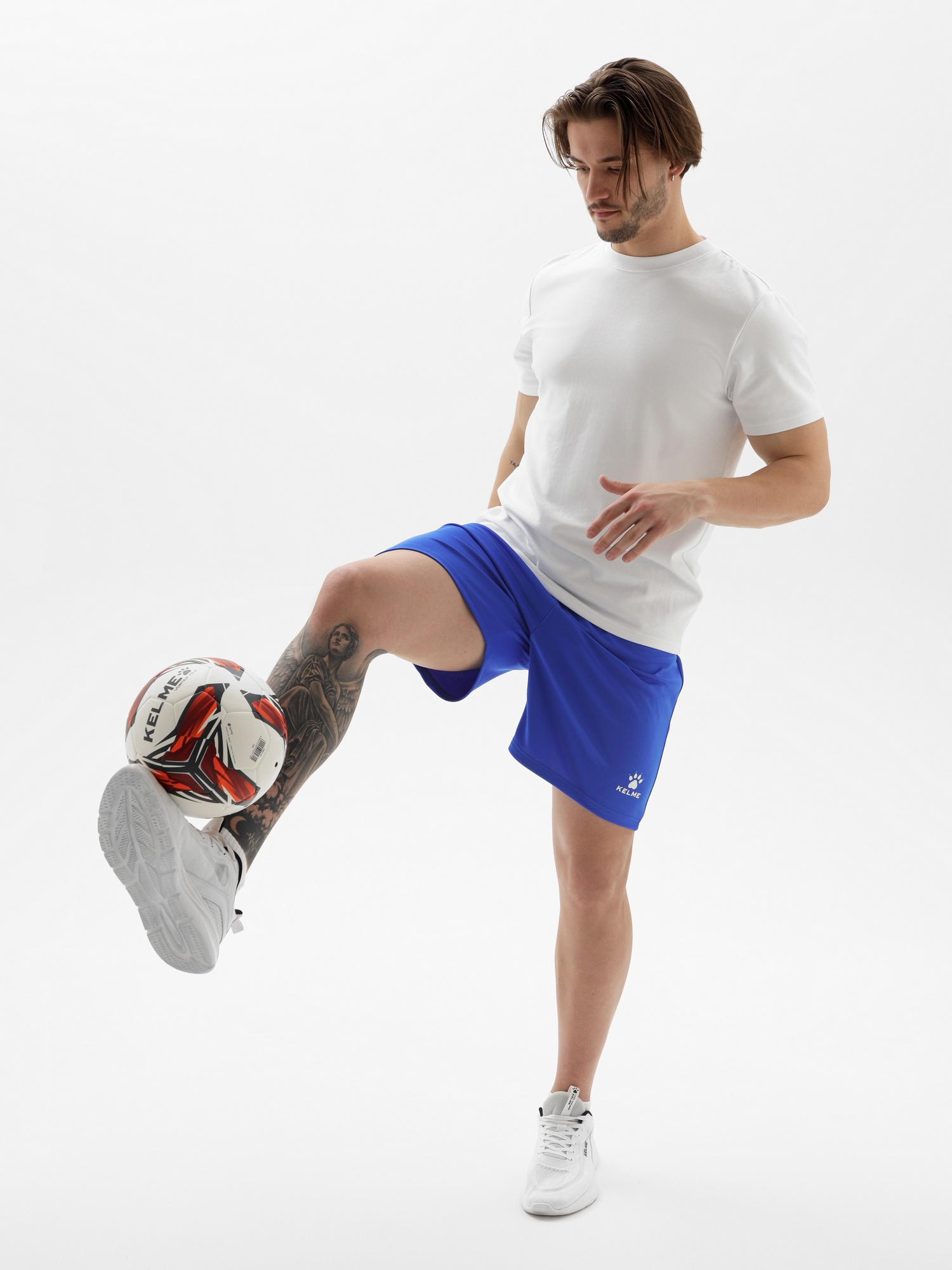 Реальное фото Шорты Kelme Badalona взрослые 7351ZB1255.481 от магазина Спортев