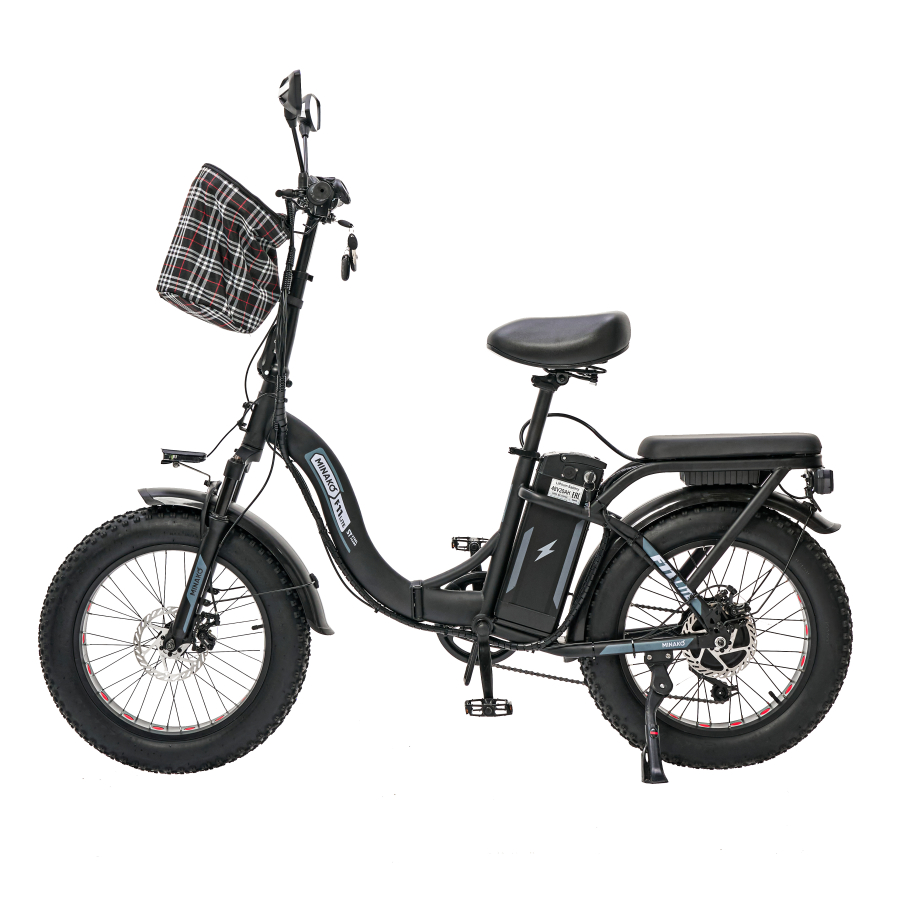 Реальное фото Электровелосипед Minako F11 LITE 48V 20 ah от магазина Спортев