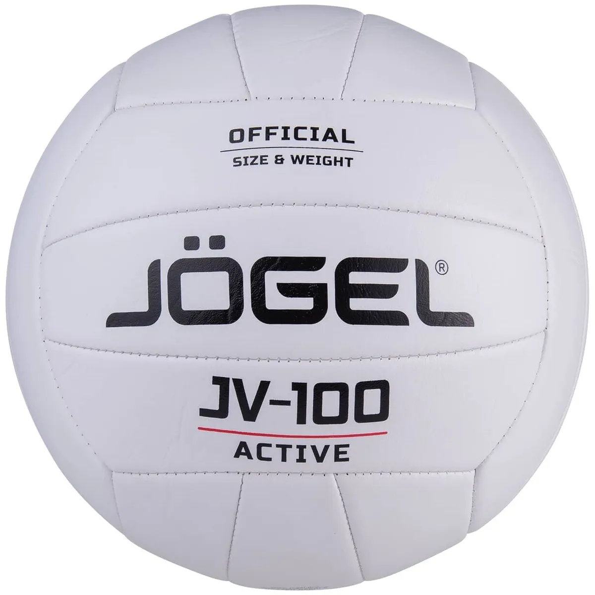 Реальное фото Мяч волейбольный Jogel JV-100 белый 19885 от магазина СпортЕВ