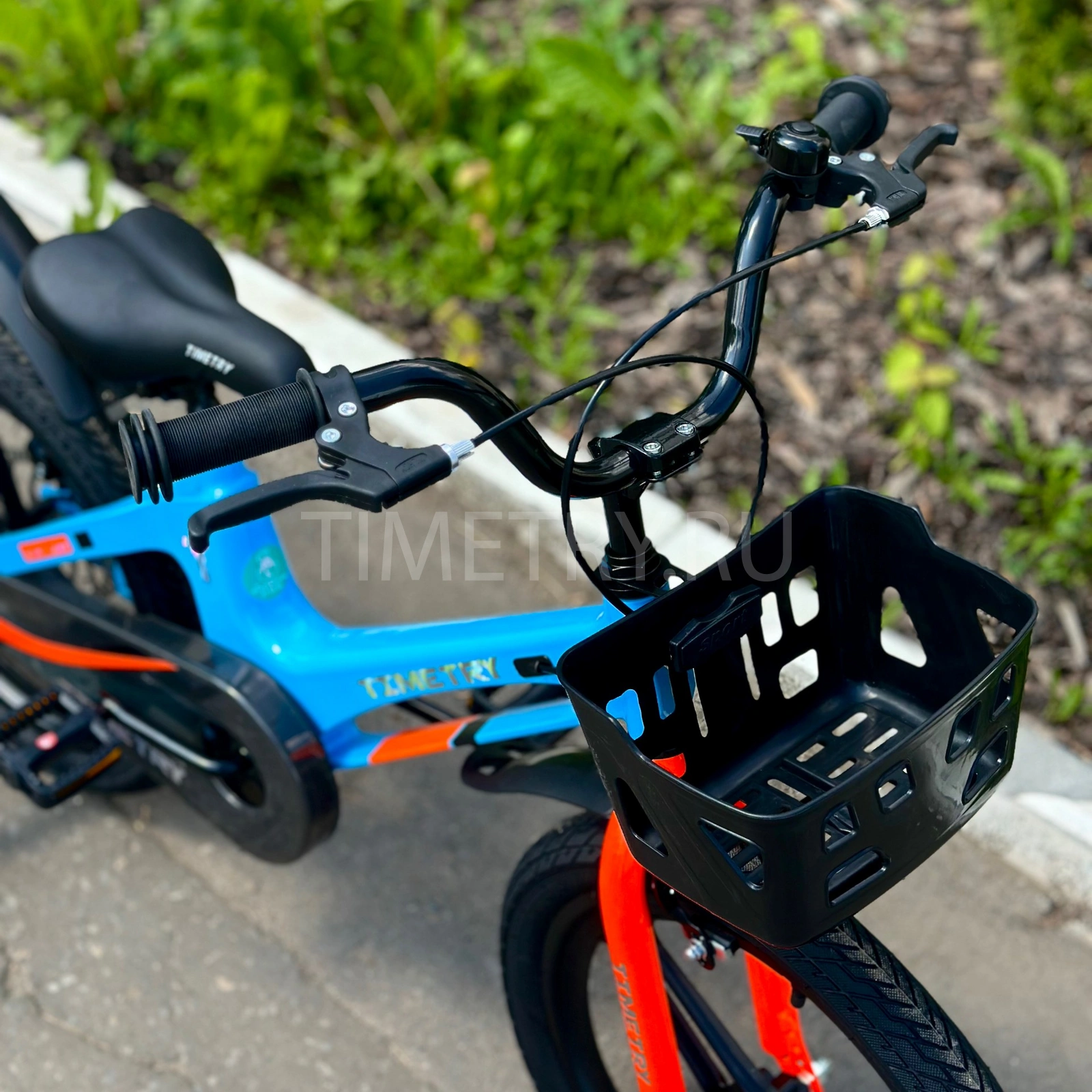 Реальное фото Велосипед Timetry TT5007 18" 1 скор. синий ЕВ26 от магазина Спортев