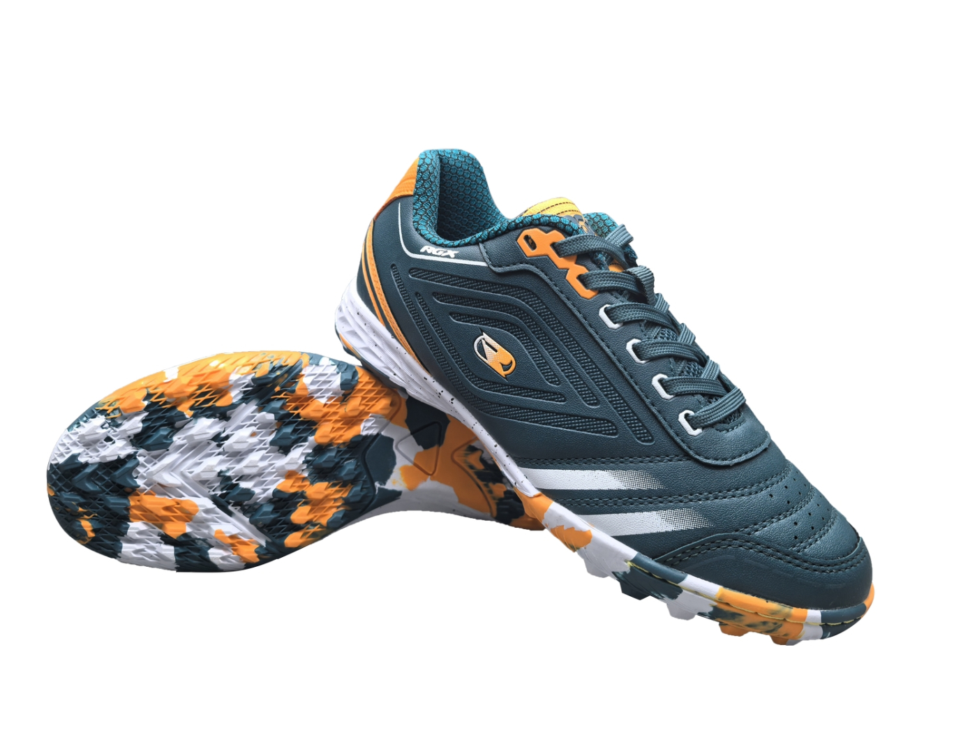 Реальное фото Бутсы SB-M-062 TF синий/оранжевый от магазина Спортев