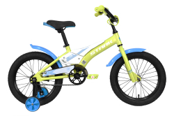 Велосипед Stark Tanuki 16 Boy (2023) зеленый/синий/белый