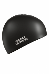 Шапочка для плавания Mad Wave Intensive Big black M0531 12 2 01W