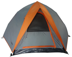 Палатка Outdoors Galaxy 5 5-местная серо-оранжевая 63221A