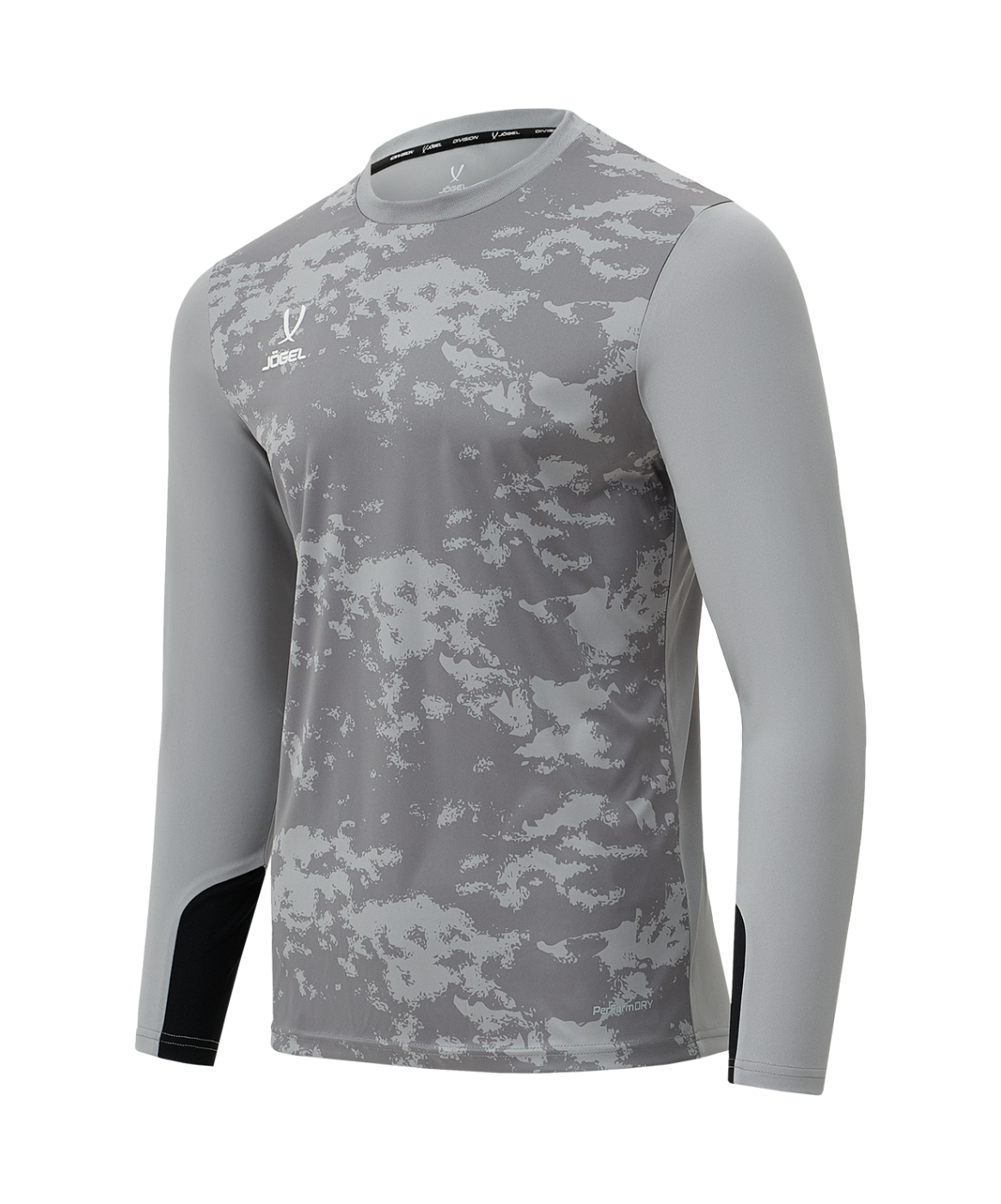 Реальное фото Свитер вратарский JÖGEL PerFormDRY SPLASH GK Jersey, серый от магазина Спортев