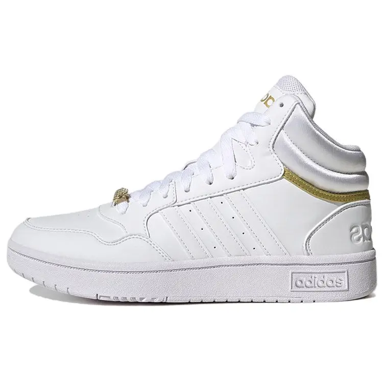 Кроссовки Adidas Hoops 3.0 белый/золотой GY4752 Реальное фото Кроссовки Adidas Hoops 3.0 белый/золотой GY4752 от магазина Спортев