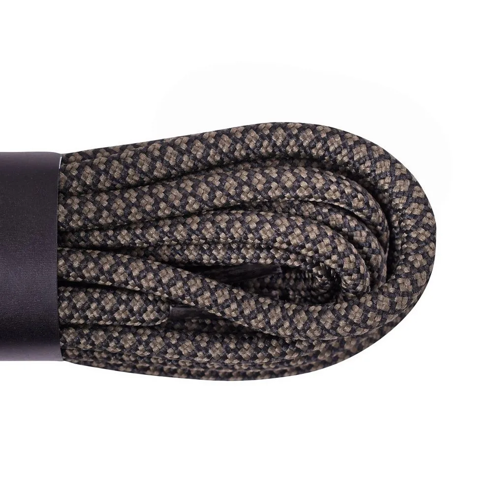 Реальное фото Шнурки Cord 100 см черный+хаки от магазина СпортЕВ