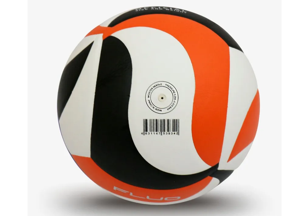 Реальное фото Мяч волейбольный Ingame FLUO черно-бело-оранжевый IVB-103 от магазина СпортЕВ
