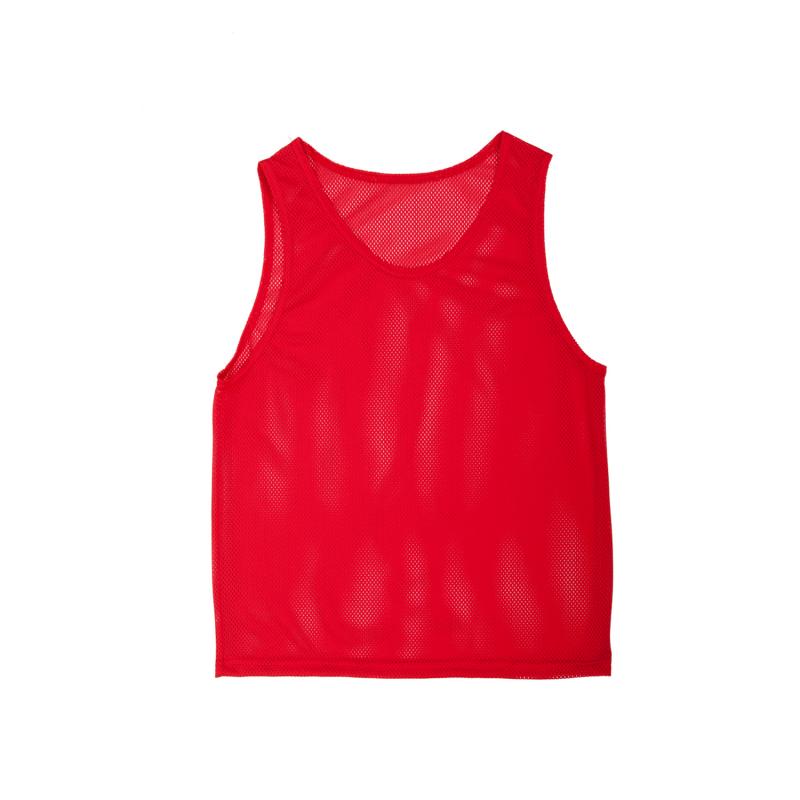 Реальное фото Манишка односторонняя сетчатая Light малыш красная МСМ-К от магазина Спортев