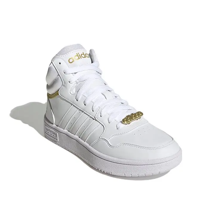 Кроссовки Adidas Hoops 3.0 белый/золотой GY4752 Реальное фото Кроссовки Adidas Hoops 3.0 белый/золотой GY4752 от магазина Спортев