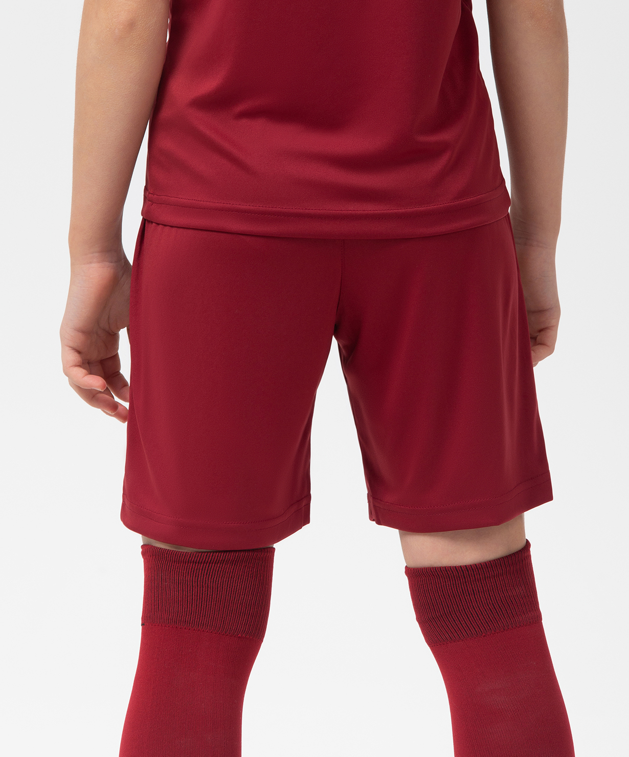 Реальное фото Шорты игровые JÖGEL CAMP Classic Shorts, гранатовый/белый, детский от магазина Спортев