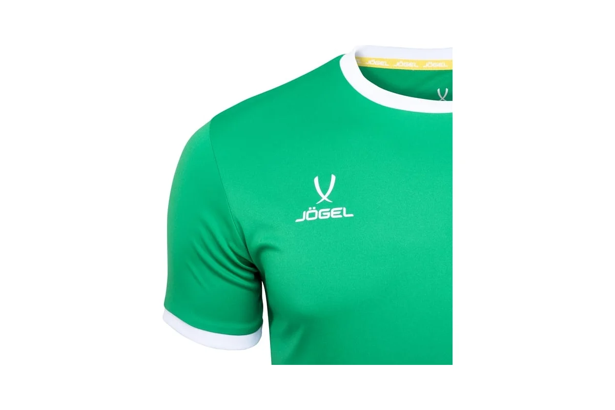 Реальное фото Футболка игровая Jogel Camp Origin Jersey JFT-1020 зеленый/белый 16189/16181 от магазина Спортев