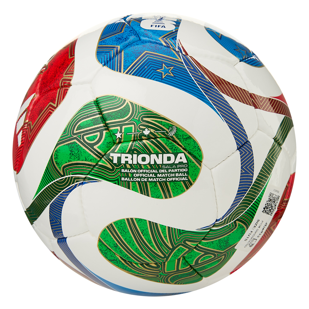 Реальное фото Мяч футзальный Adidas WC26 Trionda PRO Sala FIFA Quality Pro р.4 JD8033 от магазина Спортев