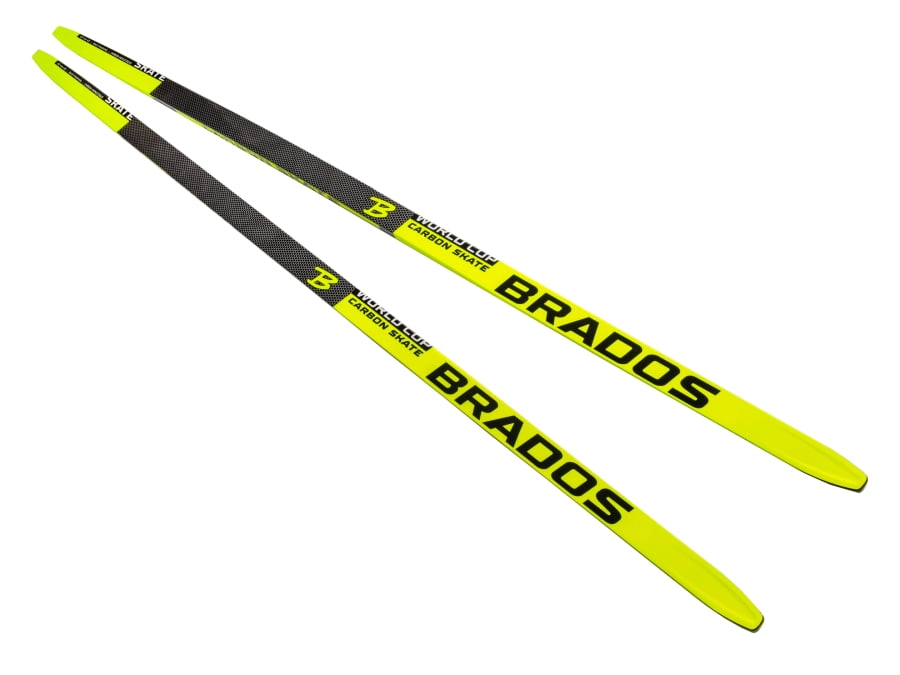 Беговые лыжи STC Brados Pro Skate Air Carbon Yellow 050417 Реальное фото Беговые лыжи STC Brados Pro Skate Air Carbon Yellow 050417 от магазина Спортев