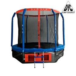 Батут DFC JUMP BASKET 14ft внутр.сетка, лестница (427cм) (два короба) 14FT-JBSK-B Батут DFC JUMP BASKET 14ft внутр.сетка, лестница (427cм) (два короба) 14FT-JBSK-B