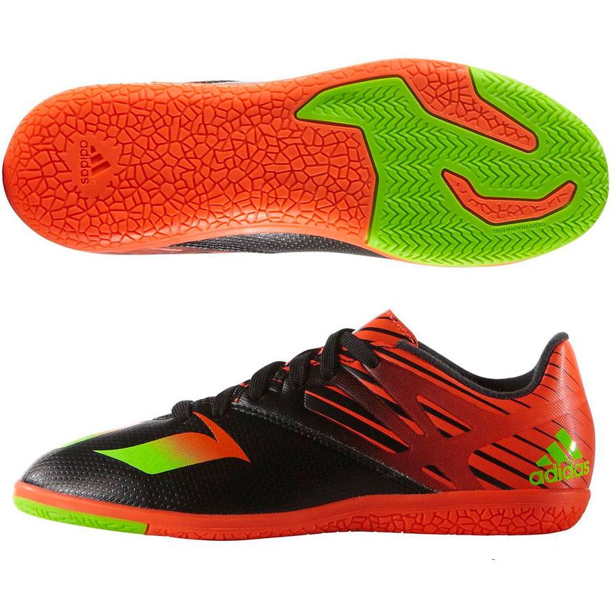 Реальное фото Бутсы Adidas Messi 15.3 IN детские AF4847 от магазина Спортев