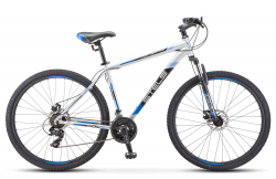 Велосипед Stels Navigator-900 MD 29" (2021) серебристый/синий F010