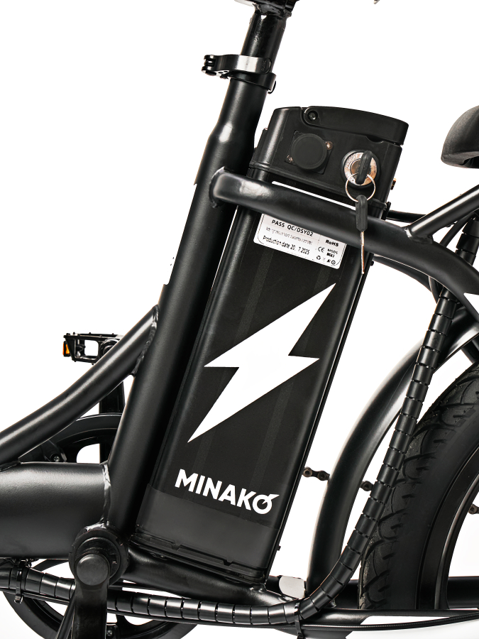 Реальное фото Электровелосипед Minako F7 от магазина Спортев