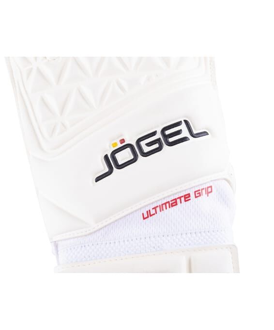 Реальное фото Перчатки вратарские Jogel Nigma Pro Edition Roll белые 18477 от магазина Спортев