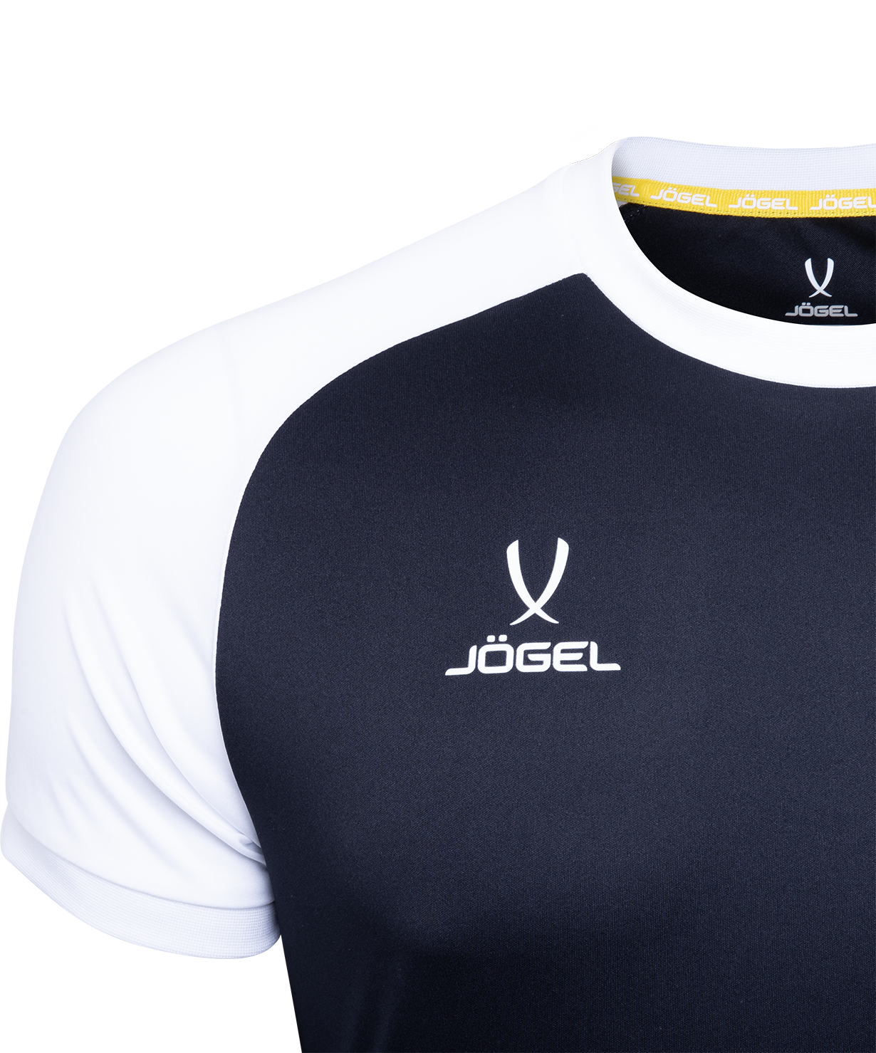 Реальное фото Футболка игровая JÖGEL CAMP Reglan Jersey, черный/белый от магазина Спортев