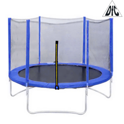 Батут DFC Trampoline Fitness 12ft наружн.сетка, синий (366см) (два короба) 12FT-TR-B Батут DFC Trampoline Fitness 12ft наружн.сетка, синий (366см) (два короба) 12FT-TR-B
