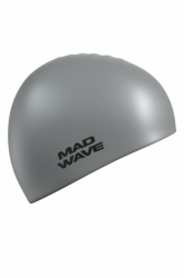 Шапочка для плавания Mad Wave Intensive Big grey M0531 12 2 17W