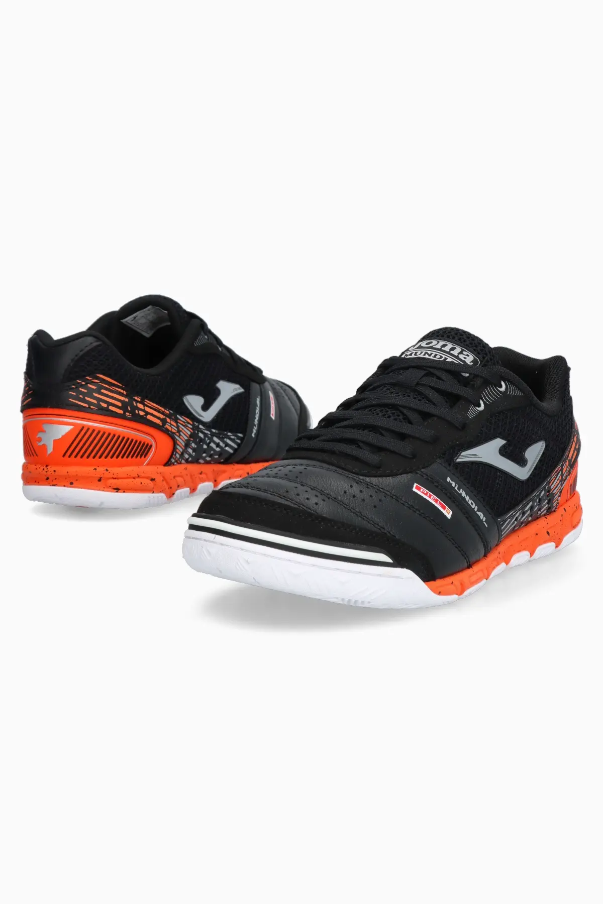 Реальное фото Бутсы Joma Mundial Indoor чер/оранж/бел MUNW2501IN от магазина Спортев