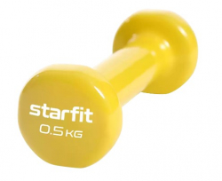 Гантели виниловые 0.5 кг StarFit Core DB-101 желтый (пара) УТ-00020380