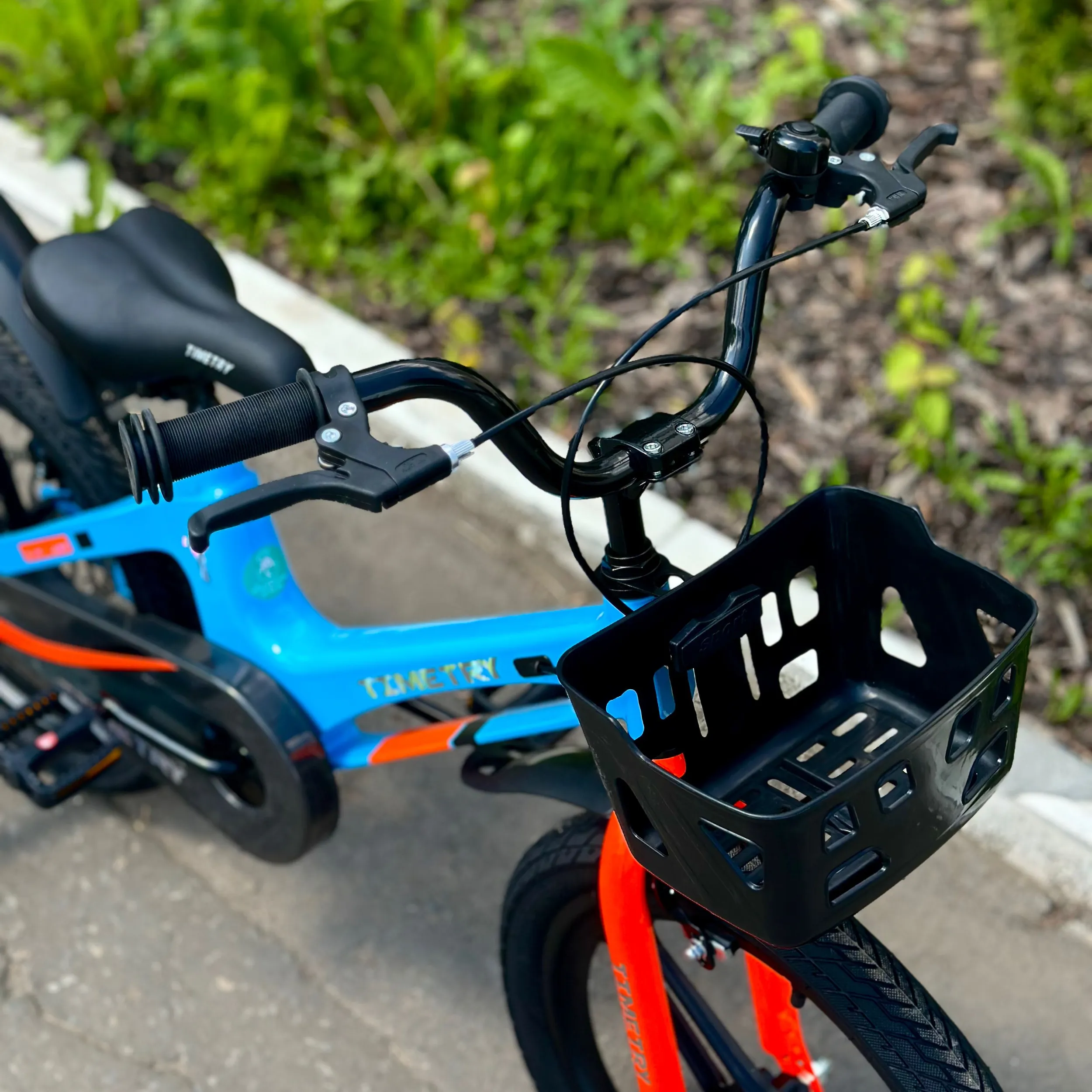 Реальное фото Велосипед Timetry TT5004 18" 1 скор. синий ЕВ26 от магазина Спортев