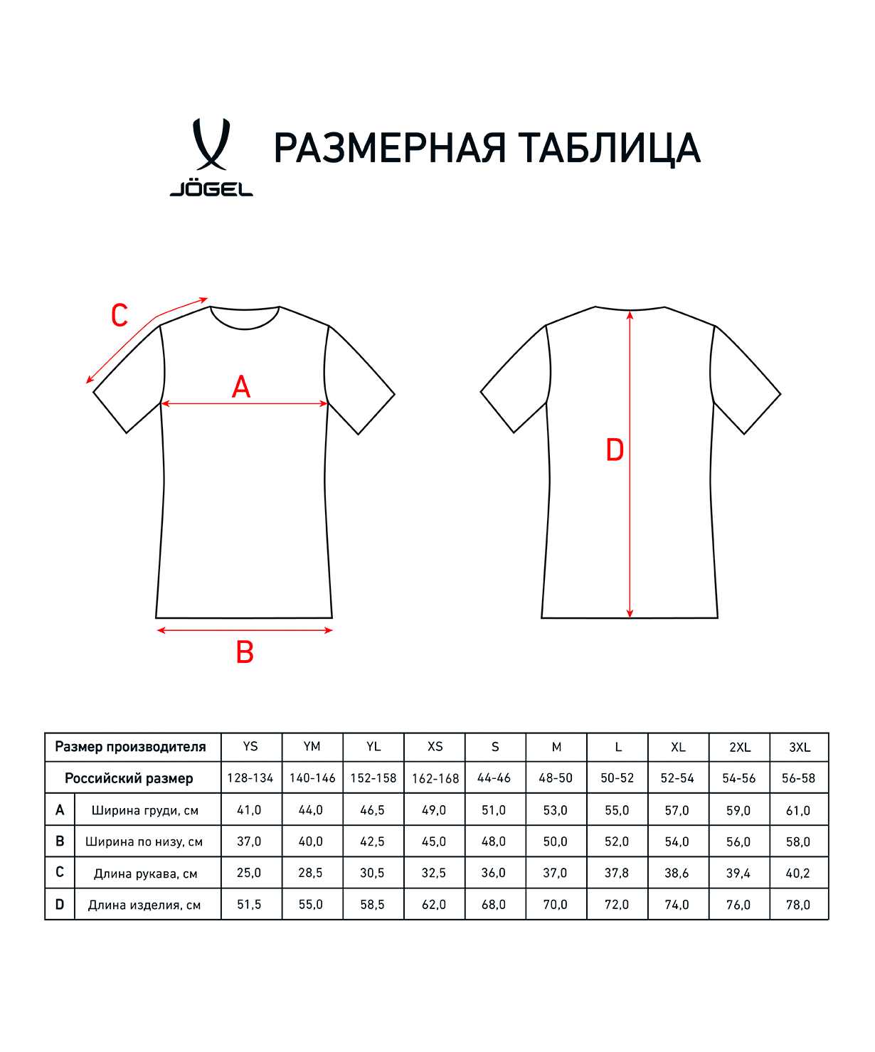 Реальное фото Футболка игровая Camp Striped Jersey, красный/синий Jögel от магазина Спортев