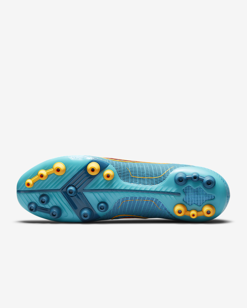 Реальное фото Бутсы Nike Vapor 14 Elite AG DJ2833-484 от магазина Спортев